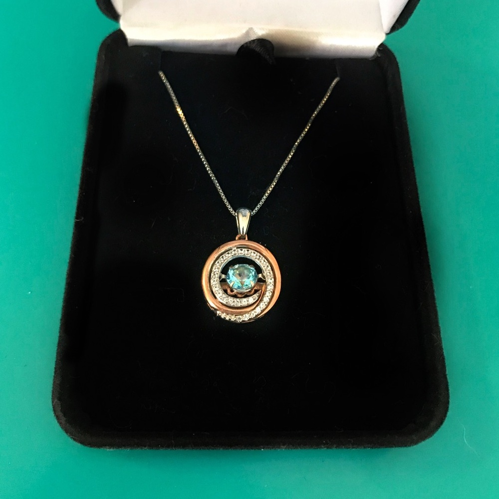 COPY - NEW Kay Jewelers Blue Topaz Necklace